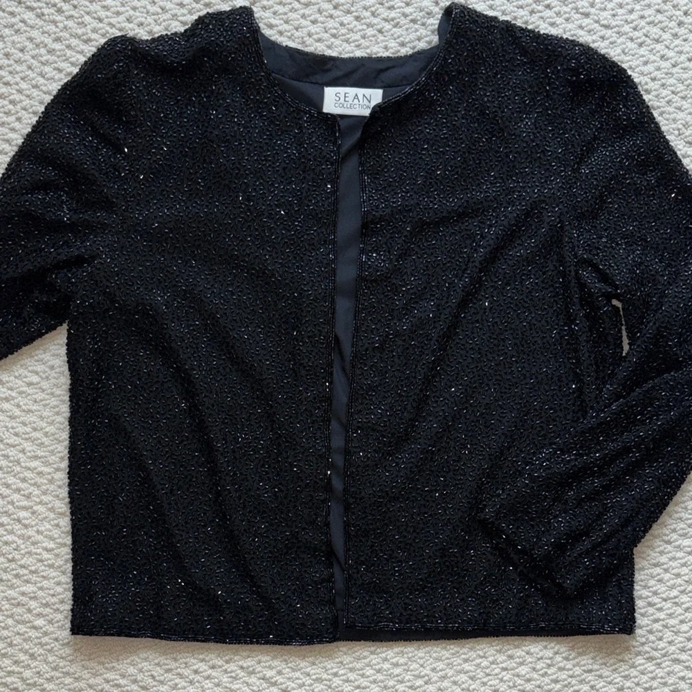 Sean Collection Vintage Silk Beaded Jacket - Picture 3 of 8